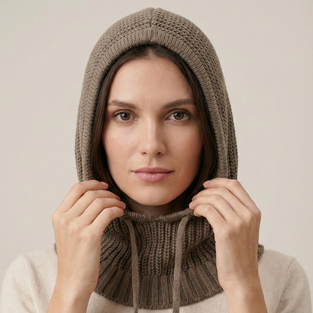 Knitted Wool Cap (Hijab)