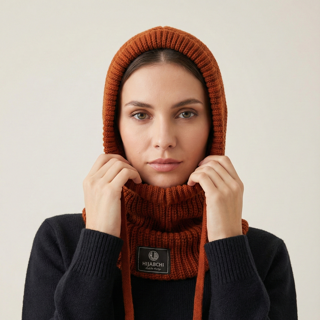 Knitted Wool Cap (Hijab)