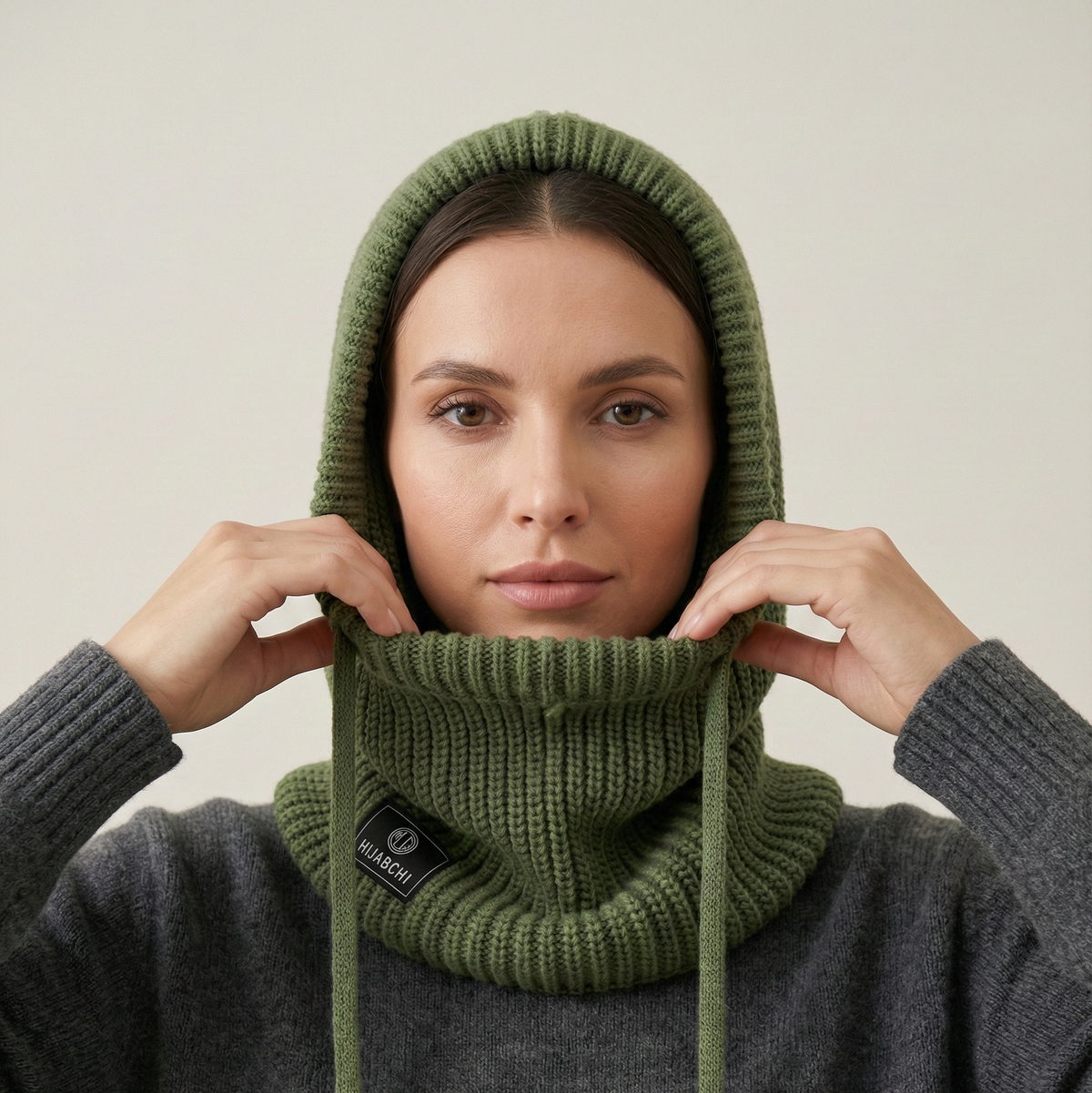 Knitted Wool Cap (Hijab)