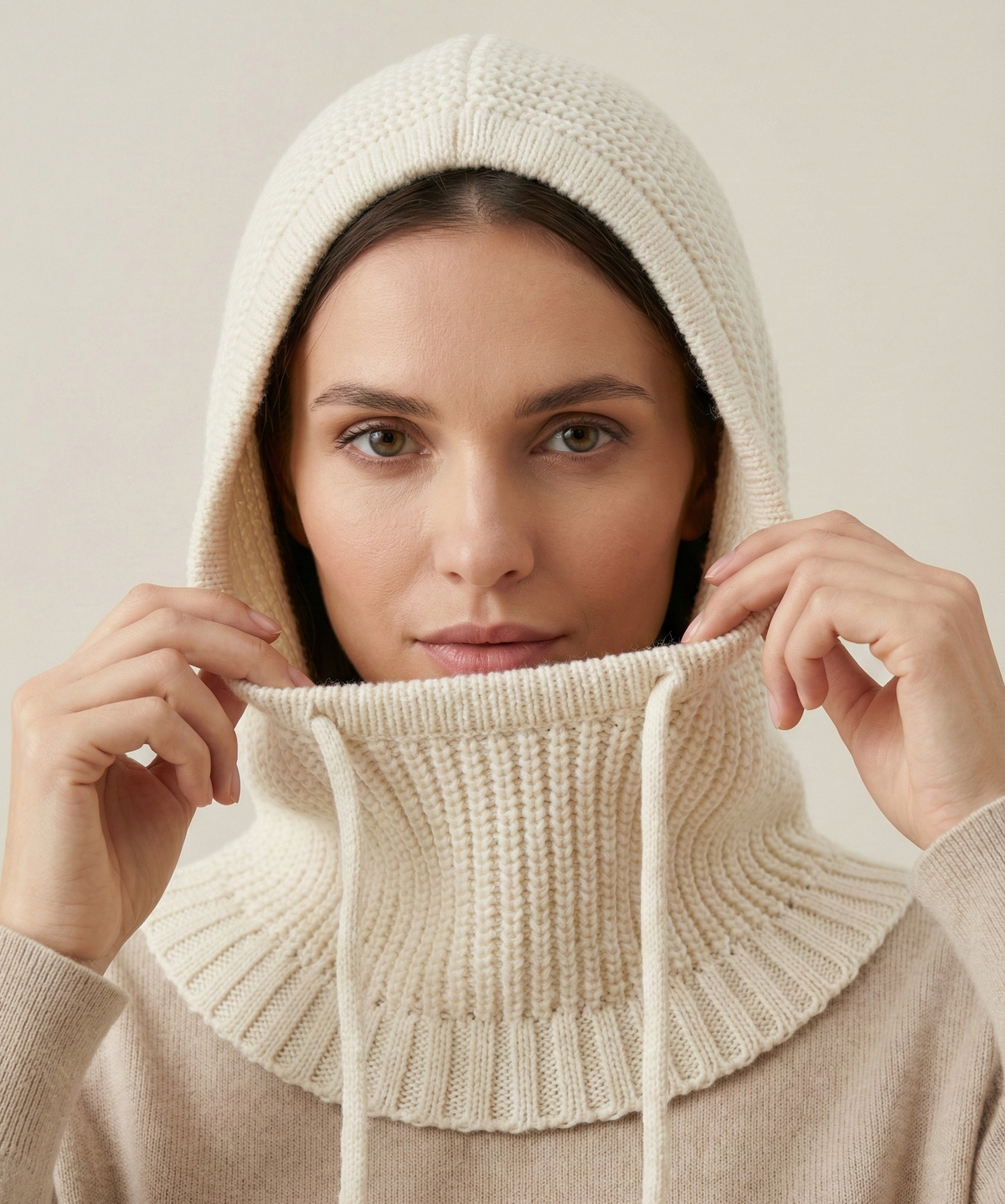 Knitted Wool Cap (Hijab)