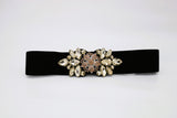 Women's Rhinestone Beaded Belt Wide