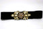 Women's Rhinestone Beaded Belt Wide