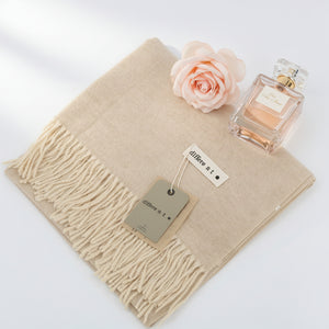 Pure Color Cashmere Scarf