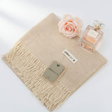 Pure Color Cashmere Scarf