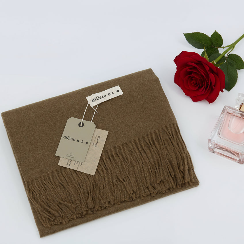 Pure Color Cashmere Scarf