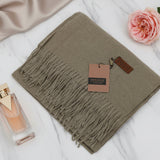 Pure Color Cashmere Scarf