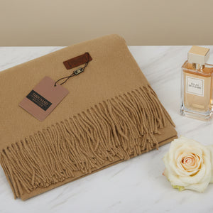 Pure Color Cashmere Scarf