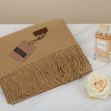 Pure Color Cashmere Scarf