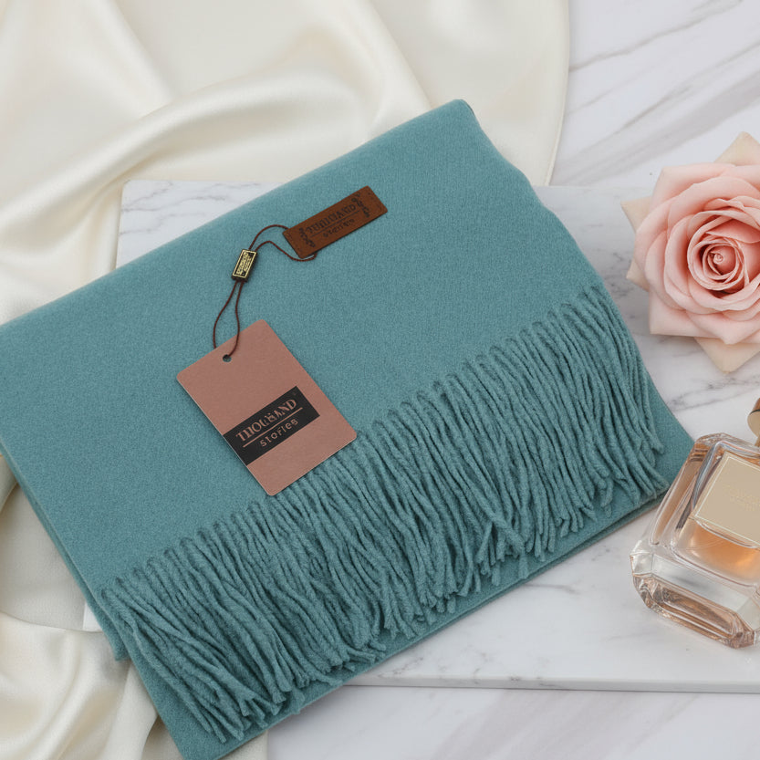 Pure Color Cashmere Scarf
