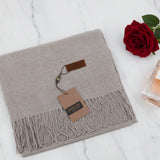 Pure Color Cashmere Scarf