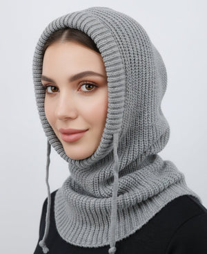 Knitted Wool Cap (Hijab)
