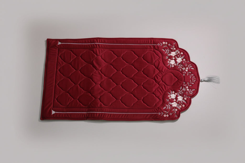 A Prayer rug with sponge lining