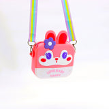 New silicone rubber bunny-shaped bag for girls
