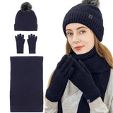 3pcs Winter Hat Scarf Glove Sets