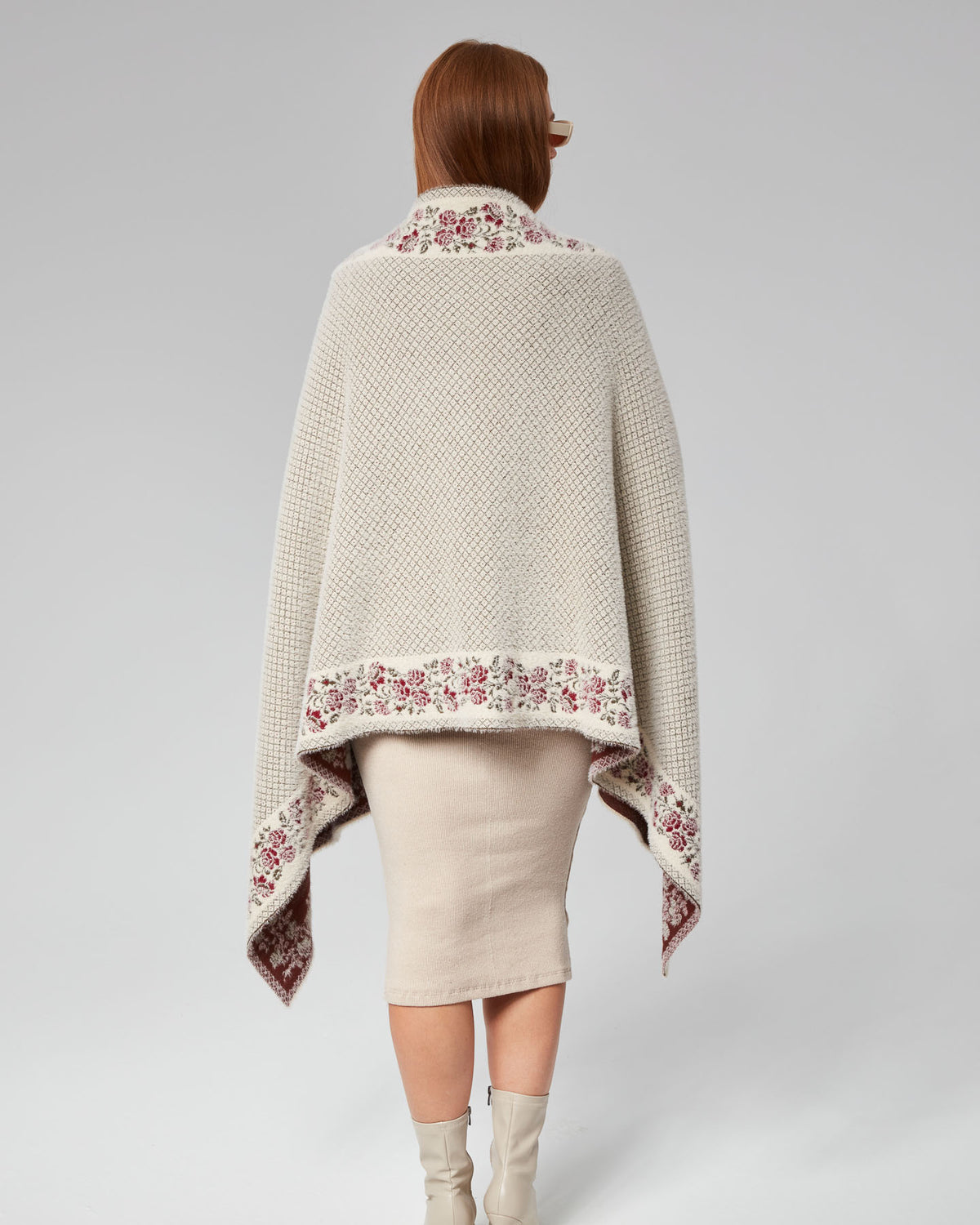 Rose Model Shoulder Shawl