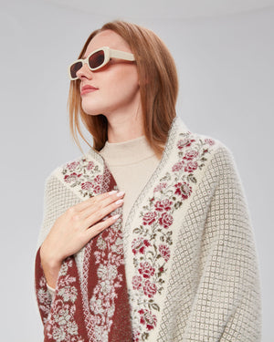 Rose Model Shoulder Shawl