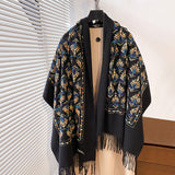 Winter Embroidery Cashmere Shawl