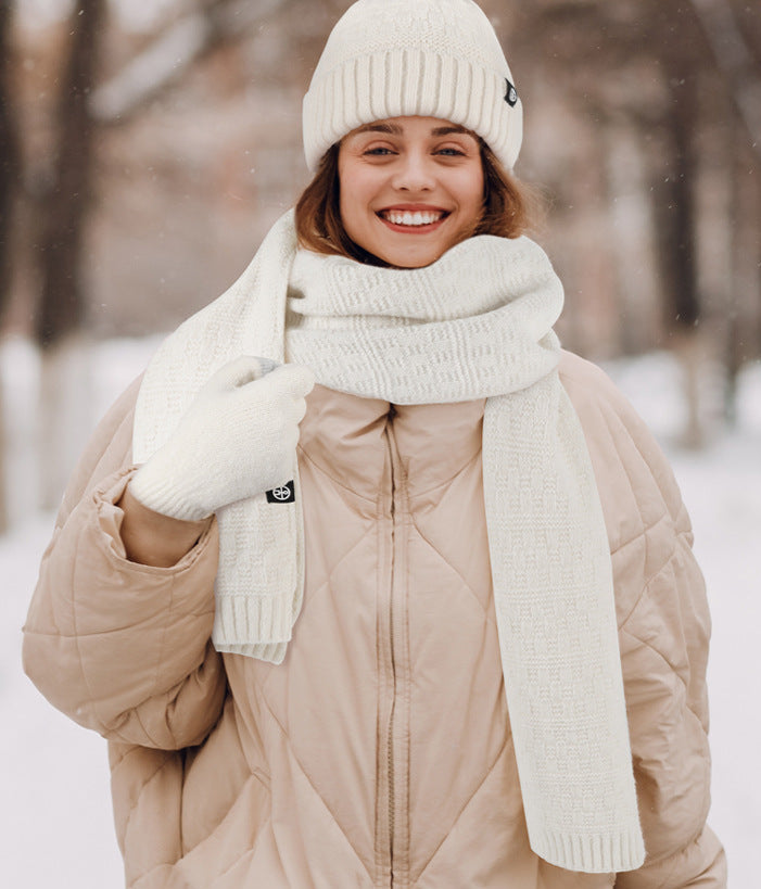 3pcs Winter Hat Scarf Glove Sets Secondary image