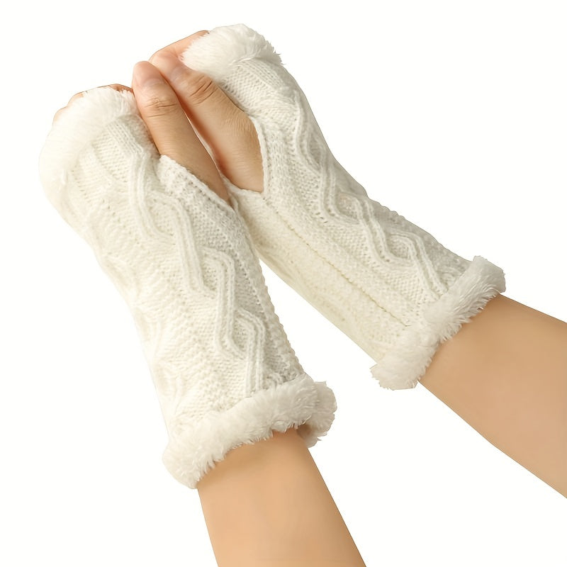 Arm Warmers Fingerless Gloves Secondary image
