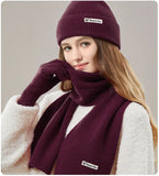 3pcs Winter Hat Scarf Glove Sets