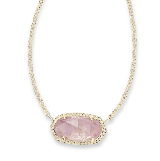 Necklace with multi-color stones