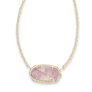 Necklace with multi-color stones