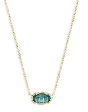 Necklace with multi-color stones