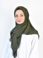 Hijab Crepe Square - NOORAN ALMASSI - نوران ألماسي