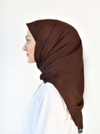 Hijab Crepe Square - NOORAN ALMASSI - نوران ألماسي