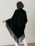 Silk Velvet Handmade Embossed Shawl